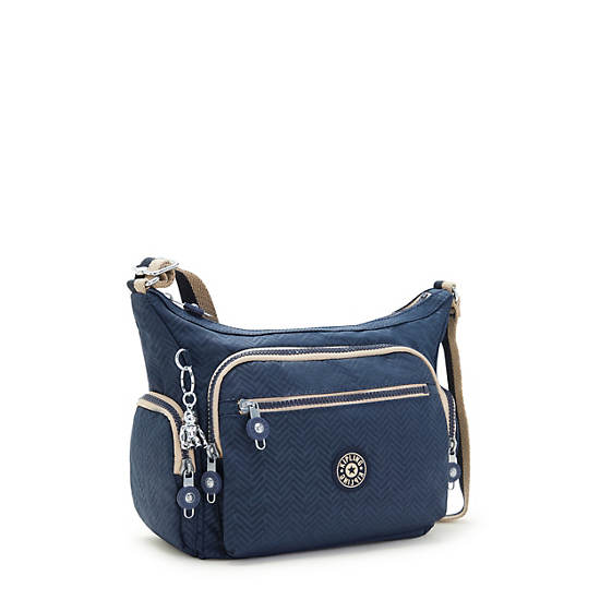 Kipling Gabbie Small Printed Crossbodytassen Blauw | België 2067AH